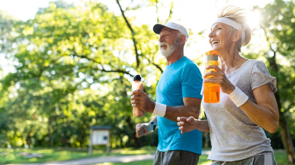 Advanced Hip & Knee Surgery: Specialized Care for Lasting Relief Senior couple jogging and running outdoors in nature