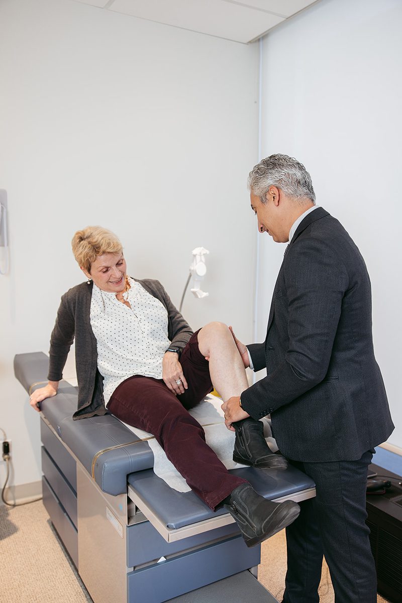 Arthroscopic meniscus repair before after images Dr Morcos Montreal knee surgery results